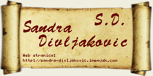 Sandra Divljaković vizit kartica